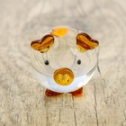 Сувенир стекло "Поросята" набор 3 шт 2,5х2,5х2,5 3,7х4,3х4 см 4х14,5х8 см - Фото 2