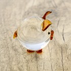 Сувенир стекло "Поросята" набор 3 шт 2,5х2,5х2,5 3,7х4,3х4 см 4х14,5х8 см - Фото 3