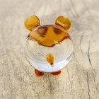 Сувенир стекло "Поросята" набор 3 шт 2,5х2,5х2,5 3,7х4,3х4 см 4х14,5х8 см - Фото 4