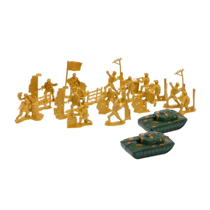 Набор солдатиков «Войско», 37 предметов - фото 1906943478