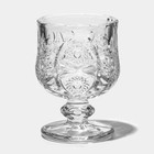 Рюмки Доляна «Ледяная звезда», 60 мл, 15×11×7 см, набор 6 шт., стекло, прозрачные - Фото 3