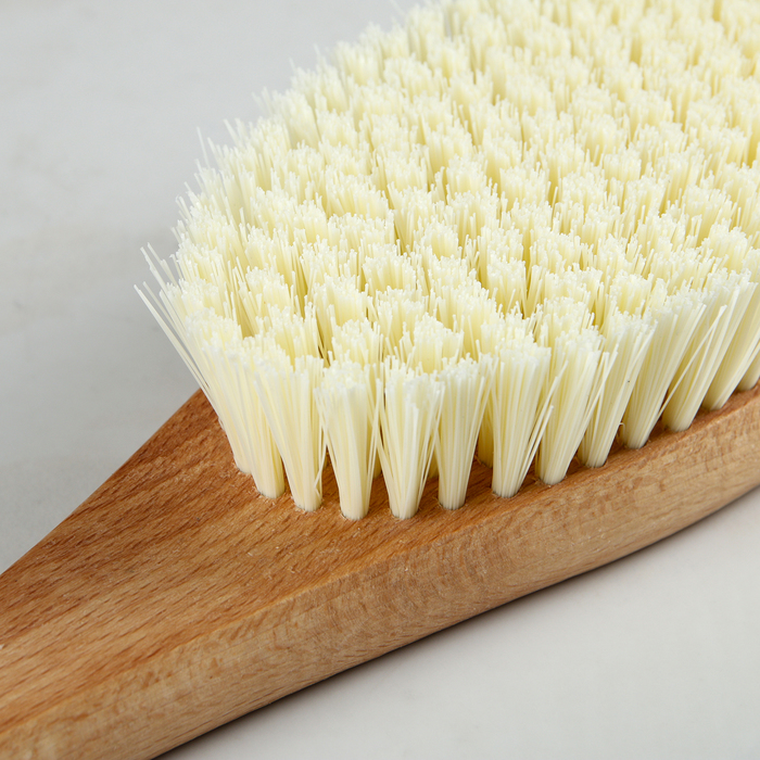 Щётка для сухого массажа, с ручкой, искусственная щетина 17063