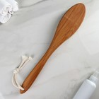 Щётка для сухого массажа, с ручкой, натуральная щетина - Фото 7