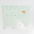 Коробка подарочная для цветов с PVC крышкой, упаковка, «Love», 12 х 12 х 12 см - фото 25598358