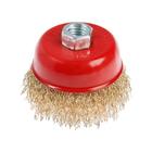 Щетка металлическая для УШМ ЛОМ, «чашка», М14, 75 мм - Фото 3