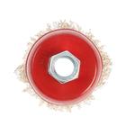 Щетка металлическая для УШМ ЛОМ, «чашка», М14, 65 мм - Фото 4