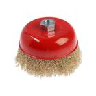 Щетка металлическая для УШМ ЛОМ, «чашка», М14, 125 мм - Фото 3