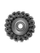 Щетка металлическая для УШМ ЛОМ, крученая проволока, «чашка», М14, 75 мм - Фото 5