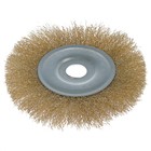 Щетка металлическая для УШМ ЛОМ, плоская, посадка 22 мм, 150 мм - Фото 3