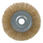 Щетка металлическая для УШМ ЛОМ, плоская, посадка 22 мм, 150 мм - Фото 4