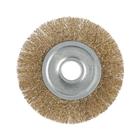 Щетка металлическая для УШМ ЛОМ, плоская, посадка 22 мм, 125 мм - Фото 4