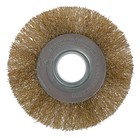 Щетка металлическая для УШМ ЛОМ, плоская, посадка 22 мм, 100 мм - Фото 4