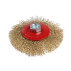 Щетка металлическая для УШМ ЛОМ, «тарелка», М14, 115 мм - Фото 3