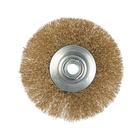 Щетка металлическая для УШМ ЛОМ, «тарелка», М14, 115 мм - Фото 5