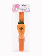 Игольница на браслете «Морковка», 23×4.5 см, оранжевая - Фото 5