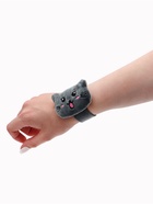 Игольница на браслете «Кошка», 23×6.5 см, серая - Фото 4