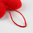 Игольница с петлёй «Сердце», 8,5 × 6,5 × 3,5 см, цвет красный - Фото 4