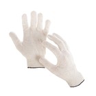 Перчатки, х/б, вязка 10 класс, 4 нити, размер 9, без покрытия, белые - фото 8711390