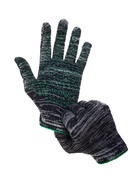 Перчатки рабочие, хб, вязка 10 класс, 5 нитей, размер 9, с ПВХ точками, серые, Greengo - Фото 15