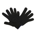 Перчатки садовые, хб, вязка 10 класс, 4 нити, размер 9, без покрытия, чёрные - Фото 8