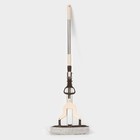 Швабра со складным отжимом PVA Доляна, насадка 27×6 см, стальная составная телескопическая ручка 100(125) см - Фото 7