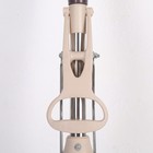 Швабра для мытья пола со складным отжимом Доляна, насадка ПВА 27×6 см, телескопическая стальная ручка 105-130 см - Фото 3