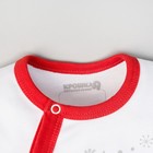 Комбинезон "Любимчик деда мороза", рост 62-68 см, 3-6 мес(22 р-р), 100% хл, интерлок   2412970   358 - Фото 2