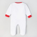 Комбинезон "Любимчик деда мороза", рост 62-68 см, 3-6 мес(22 р-р), 100% хл, интерлок   2412970   358 - Фото 6