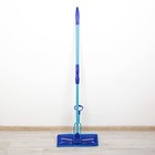 Швабра с отжимом Доляна, насадка микрофибра 32×9 см, телескопическая ручка 77-114 см, цвет синий - Фото 4