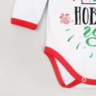 Боди детское с длин.рук "Первый новый год", рост 86-92 см 1,5-2 г(28 р-р), 100% хл, интерлок   35802 - Фото 5