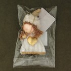 Мягкая подвеска "Девочка в свитере с сердцем" 14 см - Фото 2