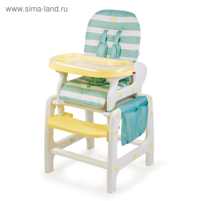 Стул-парта для кормления  Happy Baby OLIVER, аква - Фото 1
