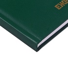 Ежедневник недатированный А5, 128 листов, обложка бумвинил, зелёный - Фото 2