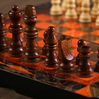 Набор 3 в 1 "Ламиран": шахматы, шашки, нарды, 30 х 30 см - Фото 3