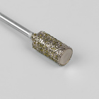 Фреза алмазная для маникюра «Цилиндр», крупная зернистость, 6,6 × 12,6 мм - Фото 1