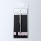 Пинцет скошенный, широкий, 9 см, цвет серебристый/золотистый, RU-0142 - фото 24634250