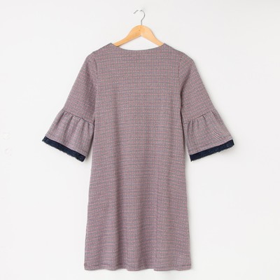 Платье женское Беата, цвет коричневй, размер 46