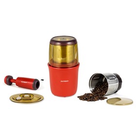 Кофемолка Oursson OG2075/RD, 250 Вт, 75 г, градуировка чаши, красная