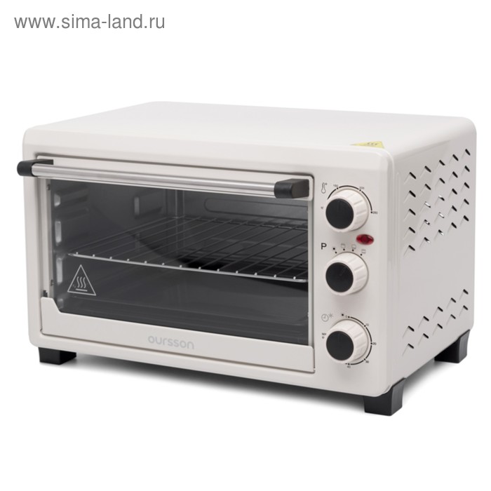 Мини-печь Oursson MO2300/IV, 1500 Вт, 23 л, 3 режима, таймер, белая