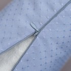 Декоративная подушка "Этель" 40х40 см, Английский стиль, цвет голубой, 100% п/э - Фото 3