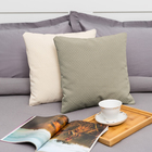 Декоративная подушка "Этель" 40х40 см, Английский стиль, цвет серый - Фото 2