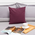 Декоративная подушка "Этель" 40х40 см, Английский стиль, цвет бордовый,100% п/э - Фото 1