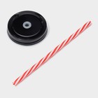 Банка стеклянная с крышкой и трубочкой «Череп. Хэллоуин», 400 мл, 11×8.5×13 см, цвет МИКС - Фото 7