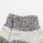 Носки детские шерстяные укороченные, цвет белый/серый, размер 14-16 - Фото 3