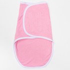 Пеленка-кокон на липучках, интерлок, рост 50-62 см, цвет розовый 1173 - Фото 1
