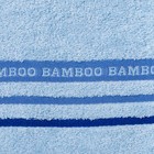 Полотенце  FIDAN "HOLLY" 50х90 состав 80% бамбук,20% хлопок 450 гр/м, голубой - Фото 3