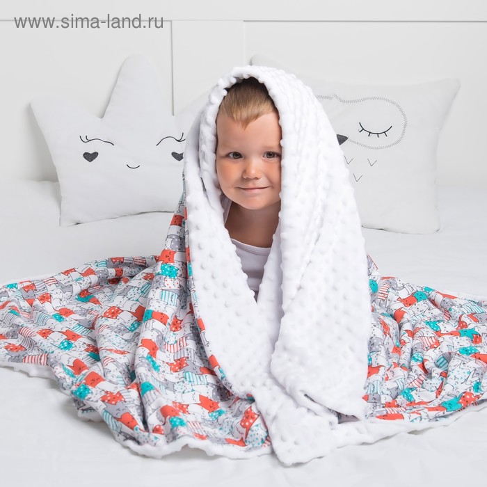 Одеяло Крошка Я 110х140 см, цвет белый - Фото 1