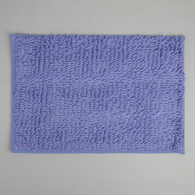 Коврик для дома Доляна «Букли», 40×60 см, цвет сиреневый