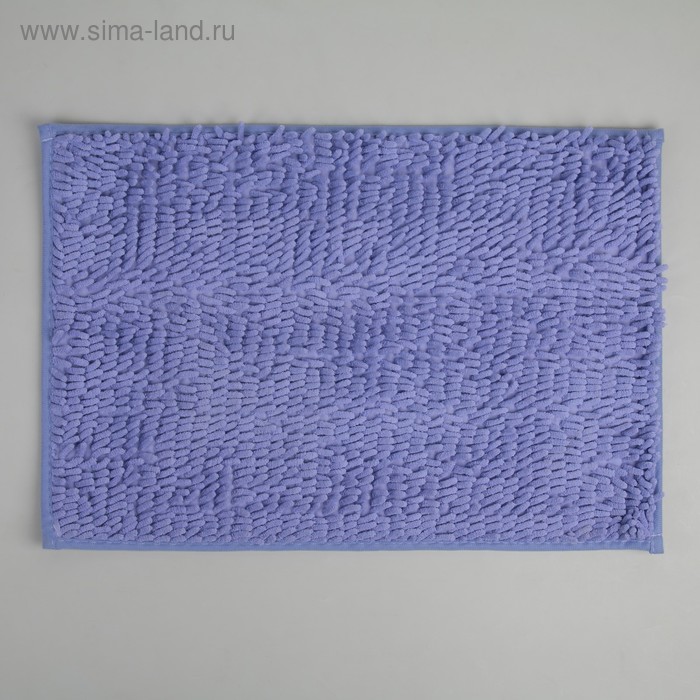 Коврик для дома Доляна «Букли», 40×60 см, цвет сиреневый - Фото 1