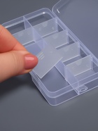 Органайзер для хранения мелочей, с подвесом, 10 ячеек, 13×7×2.2 см, прозрачный - Фото 2